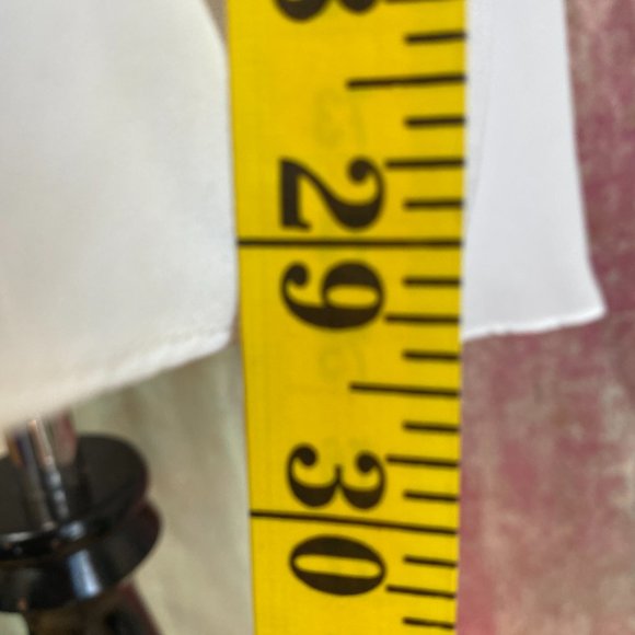 📌Sami & Jo  Timeless Light Transparent Ruffle Blouse - Picture 8 of 13